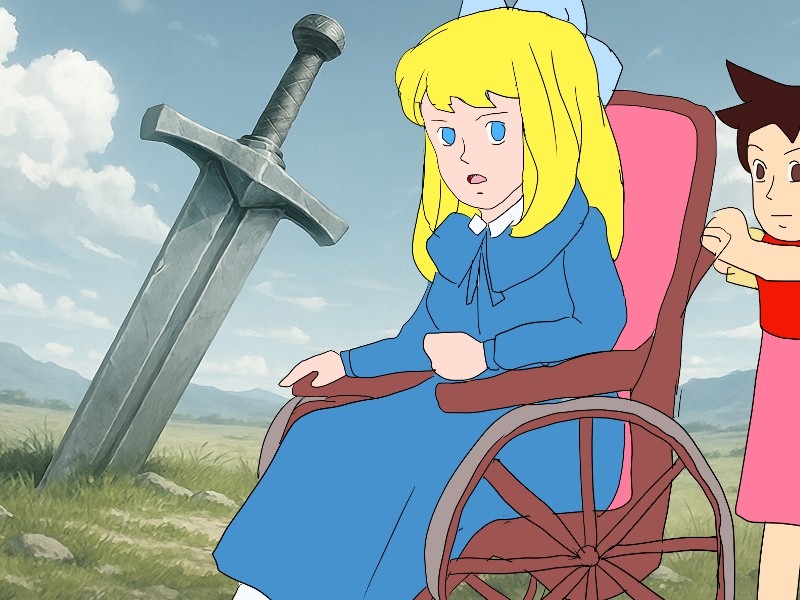 アルプスの少女ハイジ　車椅子のクララ
