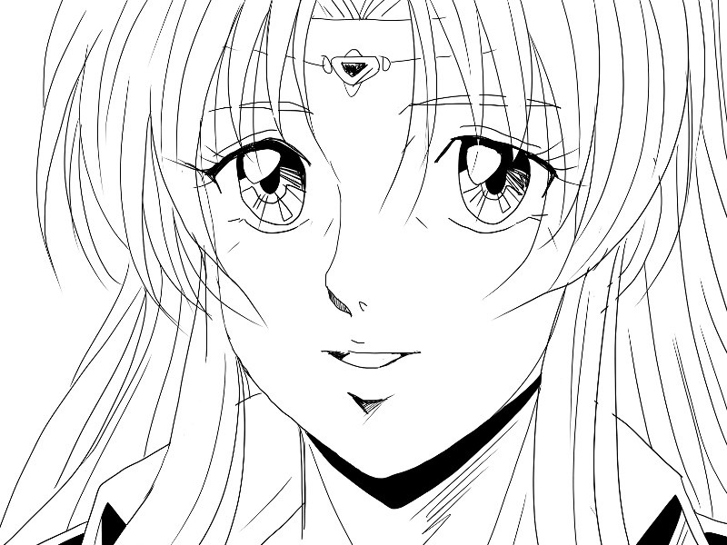 セフィア様　マジカル線画