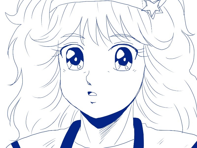 魔法の妖精ペルシャ　マジカル線画